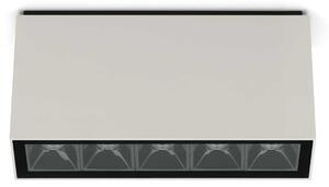 Lombardo Kura Top X5 LED přisazené svítidlo Šedá světlá11 X 37°4000K