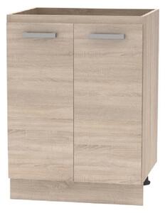 KONDELA Spodní skříňka 60 2DV, dub sonoma, NOPL-057-0S
