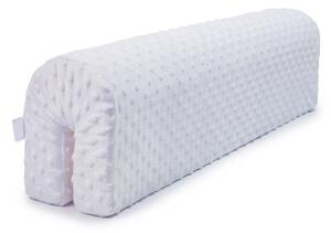 Chránič na dětskou postel MINKY 50 cm - bílý