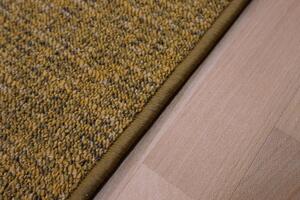Vopi koberce Kusový koberec Alassio zlatohnědý čtverec - 150x150 cm