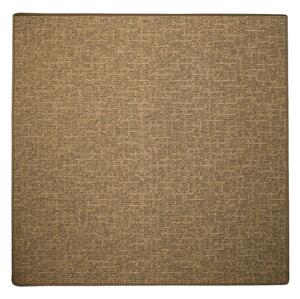 Vopi koberce Kusový koberec Alassio zlatohnědý čtverec - 100x100 cm