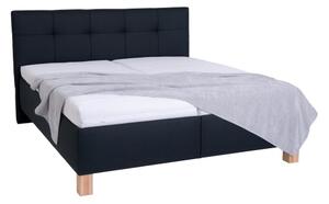Čalouněná postel s úložným prostorem bez matrace MARIA 180x200 cm antracit