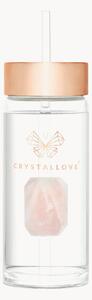 Láhev na vodu z růženínu Crystallove