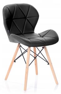 Židle eco kůže,46x38x73cm, více barev Barva: černá