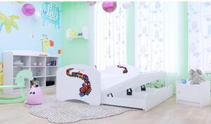 Dětská postel pro DVA (s výsuvným lůžkem) 160x80 cm - MAŠINKA