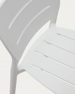 MORELLA zahradní pultová židle bílá