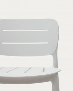 MORELLA zahradní pultová židle bílá