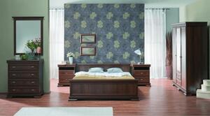 Manželská postel 160x200 cm s roštem v dekoru samoa king TK2187