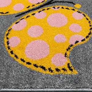 Vopi | Dětský koberec Playtime 0420 yellow - 80 x 150 cm