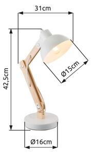 Brilagi - Stolní lampa FOCUS 1xE27/40W/230V bílá