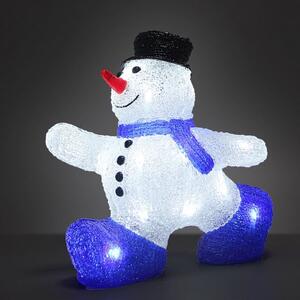 - Vánoční sněhulák s LED osvětlením