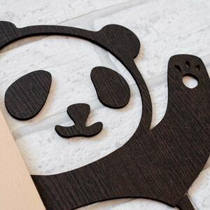 DUBLEZ | Dřevěná nálepka kolem dveří - Pandy