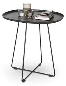 HALMAR Odkládací konferenční stolek Tina 50x42x51cm - černý