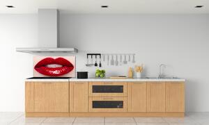 Panel do kuchyně Červená ústa pl-pksh-100x50-f-55040368