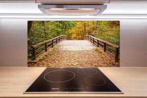 Panel lacobel Most v lese podzim pl-pksh-100x50-f-55256739
