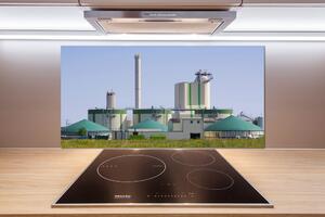 Dekorační panel sklo Bioplynová stanice pl-pksh-100x50-f-55450466