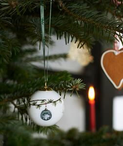 Porcelánová vánoční baňka Hammershøi Christmas 2020