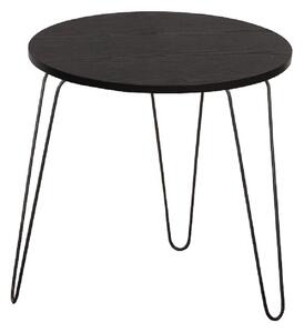 TEMPO Příruční stolek, černý dub / černá, RONIN