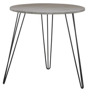 Příruční stolek, dub / černá, KALEB 0000191776 Tempo Kondela