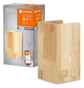 Chytré WiFi LED nástěnné světlo WOOD, nastavitelná bílá