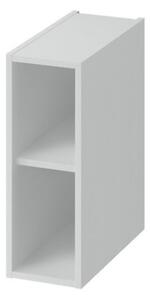Cersanit Larga, závěsná otevřená skříňka 20cm, šedá matná, S932-089