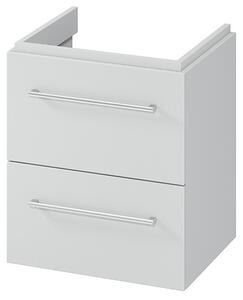 Cersanit Larga, závěsná umyvadlová skříňka 60cm, šedá matná, S932-072