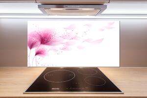 Dekorační panel sklo Růžová květina pl-pksh-100x50-f-59922852
