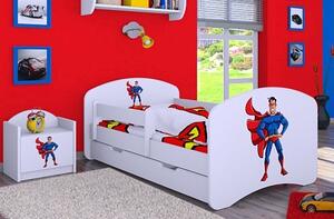 Dětská postel se šuplíkem 180x90cm SUPERMAN