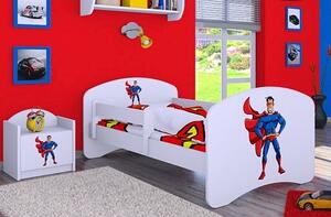 Dětská postel bez šuplíku 160x80cm SUPERMAN