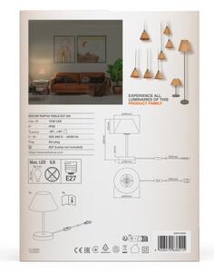 Ledvance - Stolní lampa DECOR RAFFIA 1xE27/15W/230V rafie