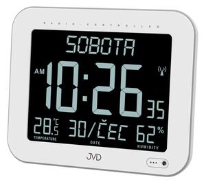 Nástěnné i stolní digitální LED hodiny DH9362.1 JVD řízené signálem 22cm