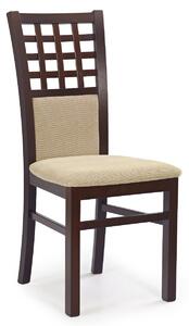 Klasická jídelní židle Tmavý ořech CHEQUERED