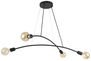 TK Lighting Přisazený lustr 2724 HELIX černá