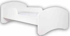 Dětská postel bez šuplíku 180x90cm BÍLÁ + matrace ZDARMA!