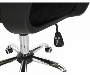 Kancelářská židle, síťovina zelená / látka černá, APOLO