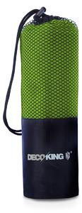 DecoKing - Rychleschnoucí ručník z mikrovlákna - EKEA - Světle zelený-60x120 cm