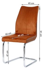 Tempo Kondela Jídelní židle, cihlová / cihlová, FARULA