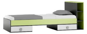 Dětská postel se šuplíky - GREEN TYP B 200x90 cm