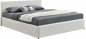 Manželská postel 180 cm Jora (s roštem, úl. prostorem a LED). Vlastní profesionální přeprava až k Vám domů 808745