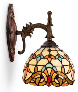Brilagi - Tiffany vitrážová nástěnná lampa MIRABELLA 1xE14/40W/230V