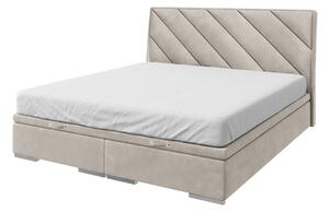 Postel boxspring béžová LEONARDO 160x200 cm