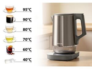 Sencor - Rychlovarná konvice s termoregulací 1,7 l 1800W/230V nerez
