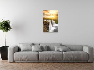 Obraz na plátně Islandská krajina Rozměry: 40 x 100 cm
