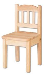 Dětská dřevěná jídelní židlička z masivu borovice