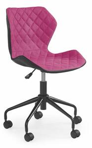 Dětská otočná židle MATRIX růžová
