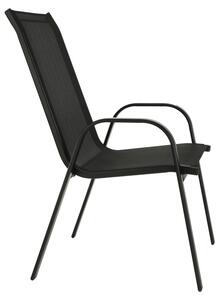 Zahradní židle Morel (černá). 744497