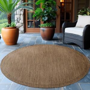 Vopi | Kusový koberec Giza 1410 brown - Kruh 120 cm průměr