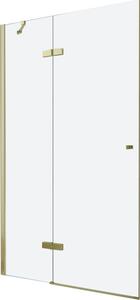 MEXEN ROMA sprchové dveře 70x190 cm 6mm, zlatá-čiré 854-070-000-50-00 - MEXEN