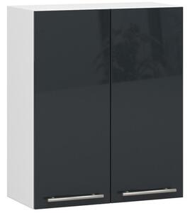 Kuchyňská skříňka OLIVIA W60 H720 - bílá/grafit lesk
