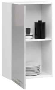 Kuchyňská skříňka OLIVIA W50 H720 - bílá/šedý lesk